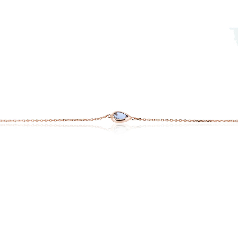 DROPLET IOLITE BRACELET