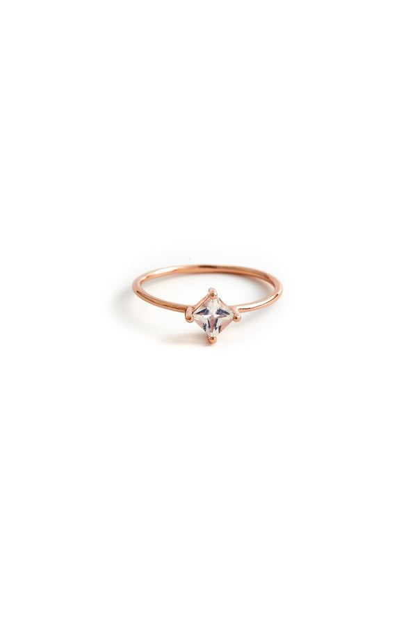 RHOMBUS MOONSTONE RING