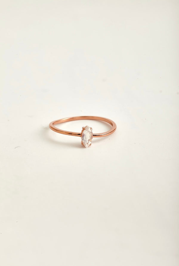 MARQUISE MOONSTONE RING