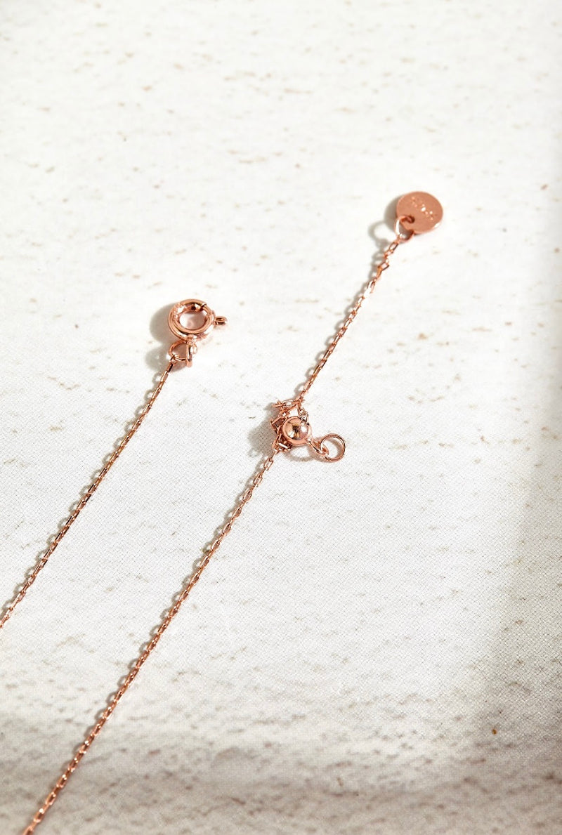 ROSE CUT GREEN RUTILATED QUARTZ NECKLACE