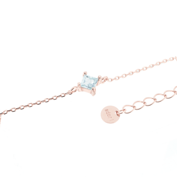 RHOMBUS AQUAMARINE BRACELET