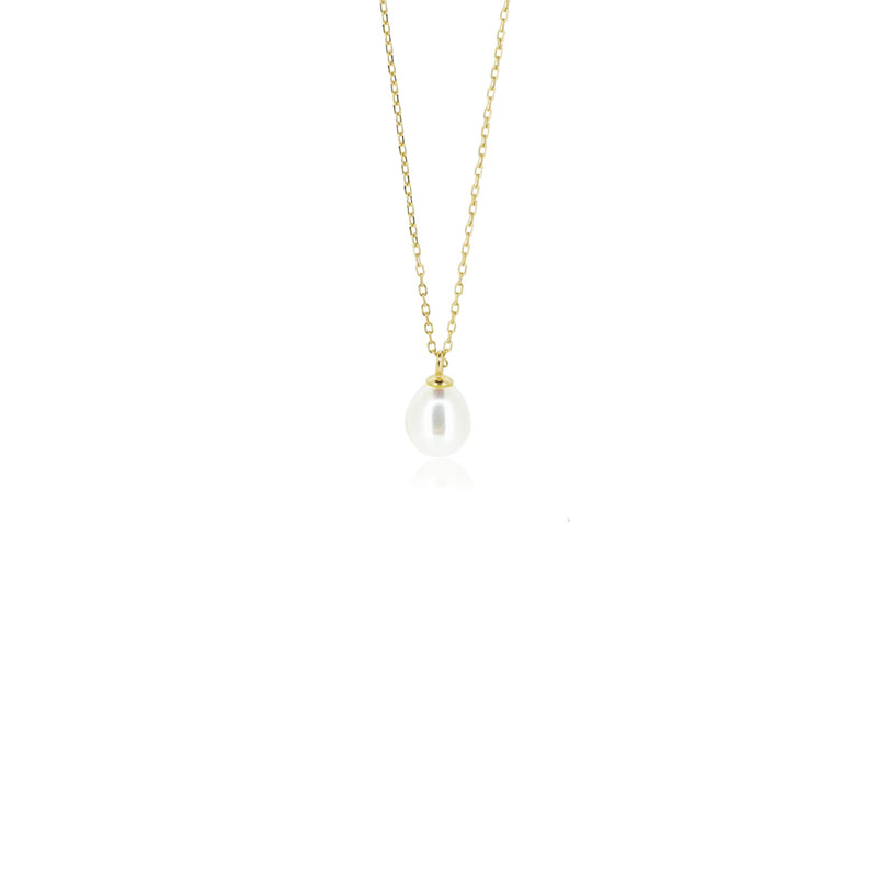 DROPLET PEARL NECKLACE