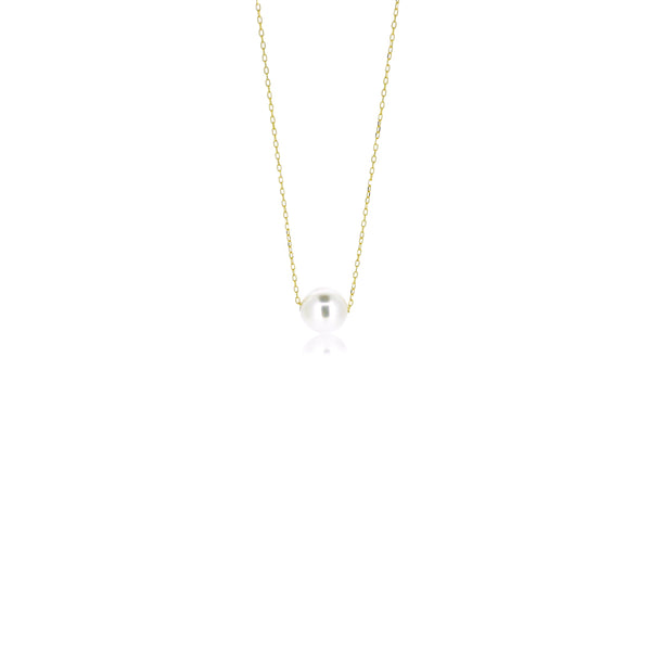 18K GOLD AKOYA PEARL NECKLACE