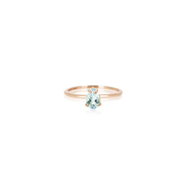 DROPLET SKY BLUE TOPAZ RINGS