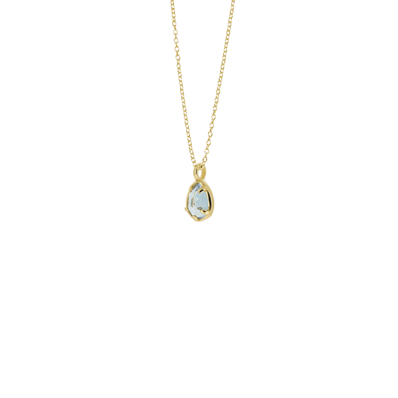 DROPLET LONDON BLUE TOPAZ NECKLACE