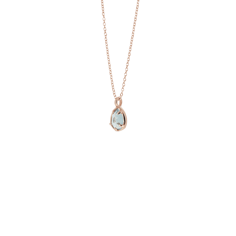 DROPLET LONDON BLUE TOPAZ NECKLACE