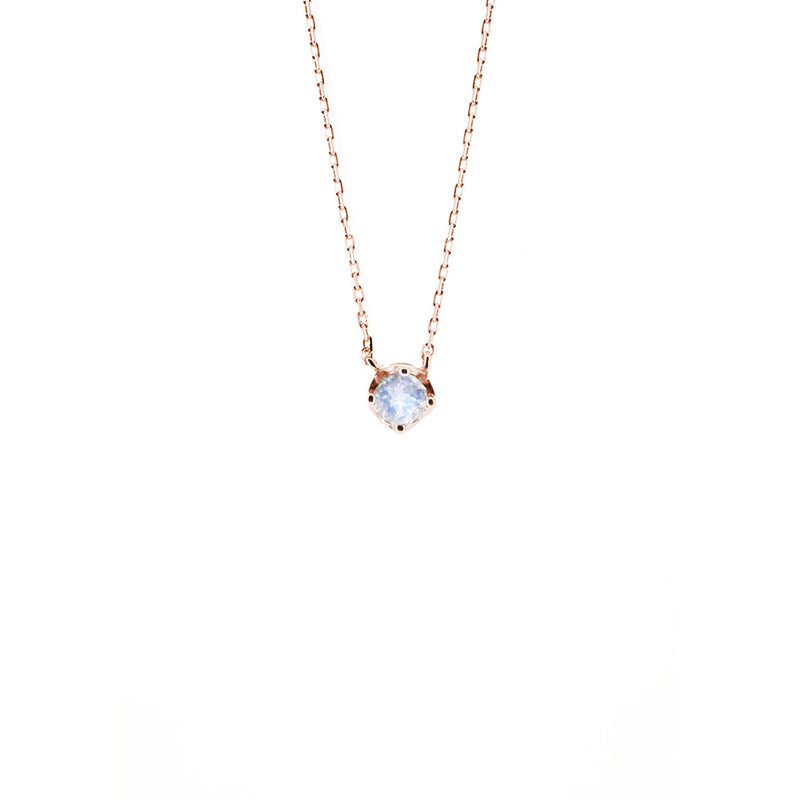 ROUND MOONSTONE NECKLACE