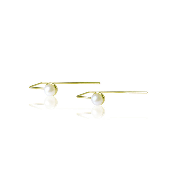 STICK PEARL EARRINGS