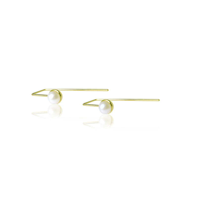 STICK PEARL EARRINGS