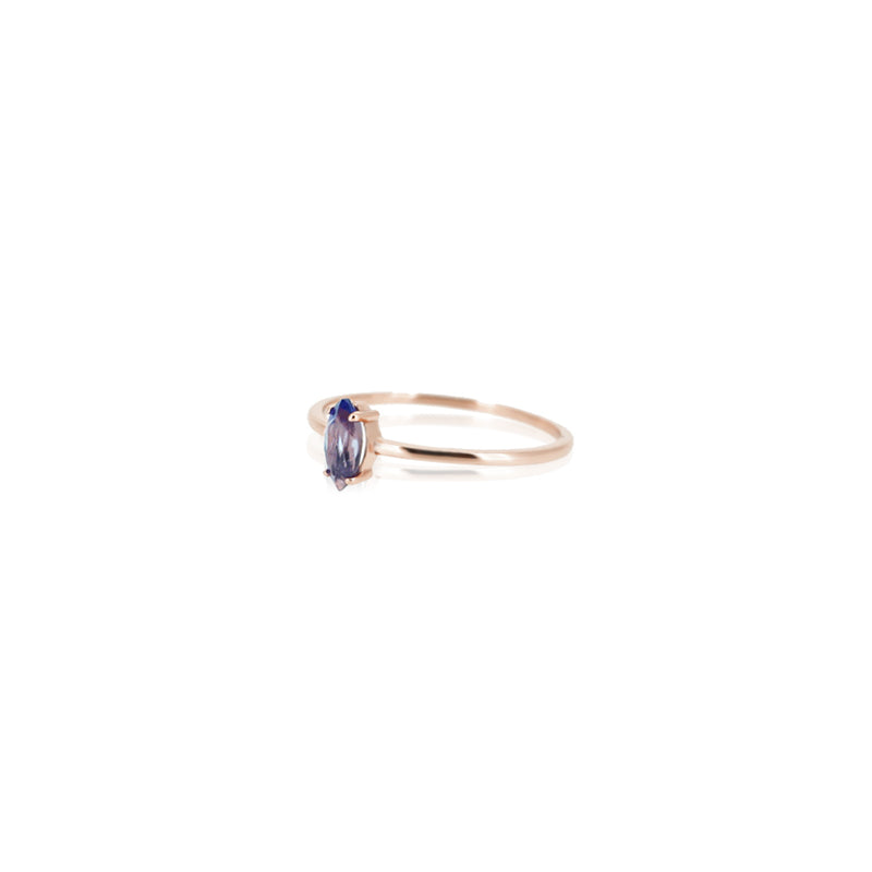 MARQUISE IOLITE RING