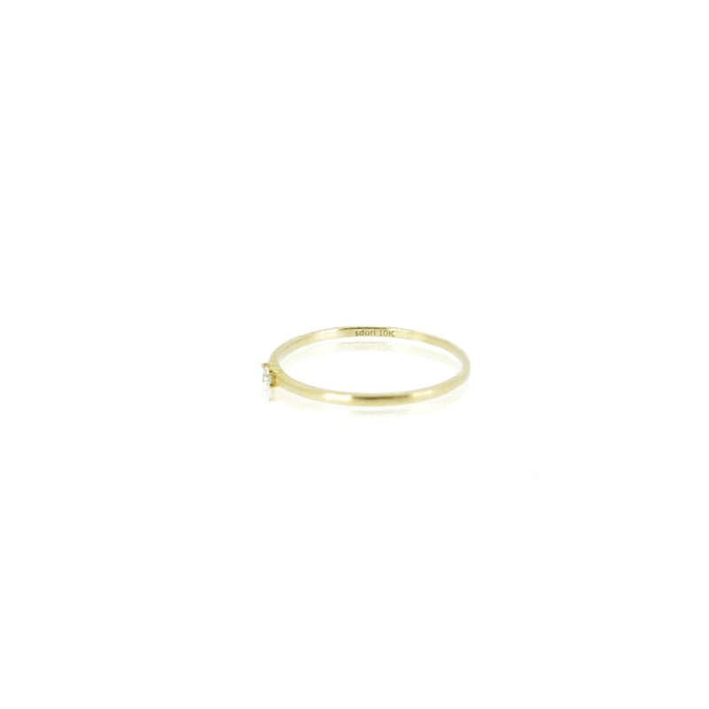 10K GOLD DIAMOND RING