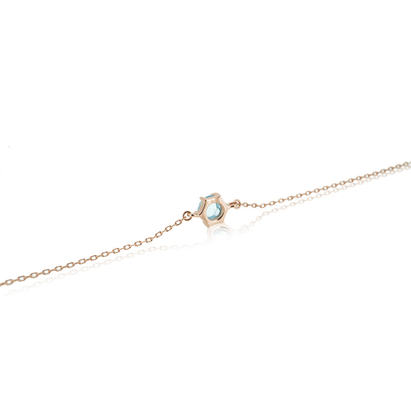 ROSE CUT AQUAMARINE BRACELET