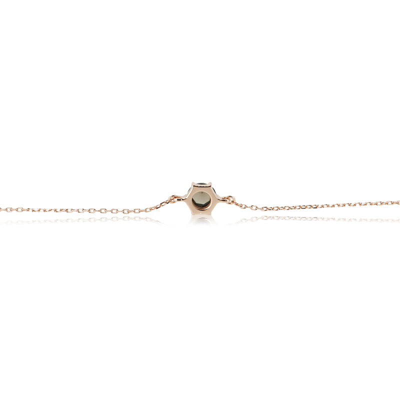 ROSE CUT SMOKY QUARTZ BRACELET