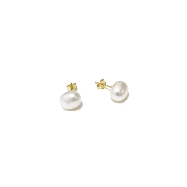 IRREGULAR PEARL EARRINGS