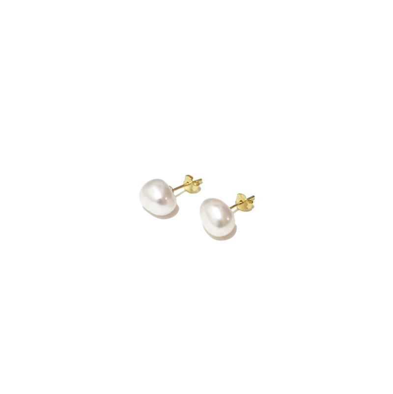 IRREGULAR PEARL EARRINGS