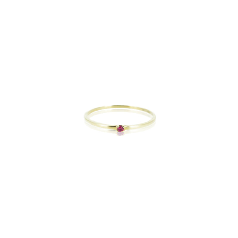 10K GOLD RUBY RING