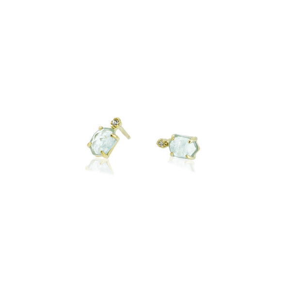 ZIRCON AQUAMARINE EARRINGS