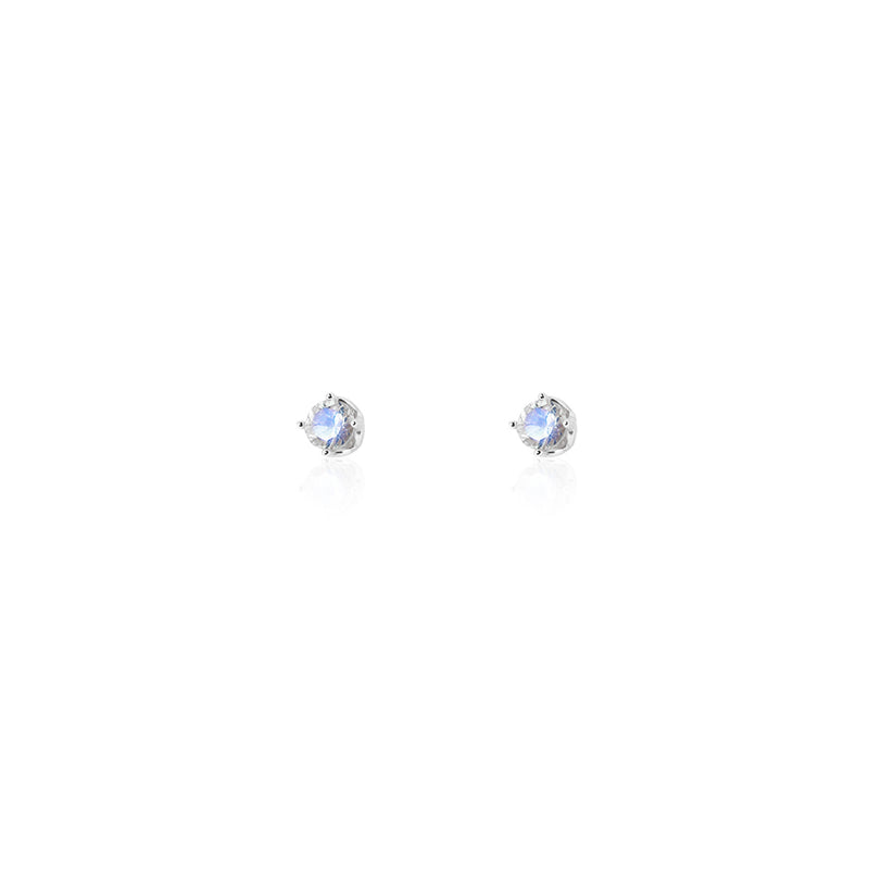 ROUND MOONSTONE EARRINGS