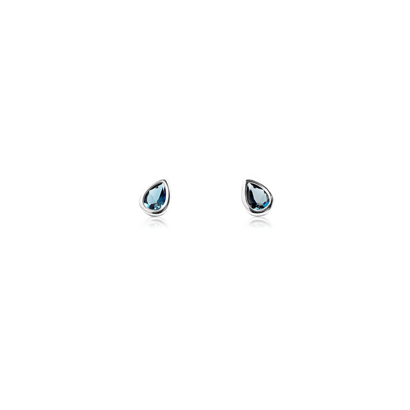 DROPLET LONDON BLUE TOPAZ EARRINGS