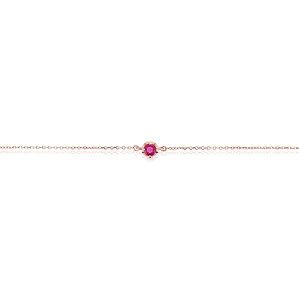 ROUND RUBY BRACELET