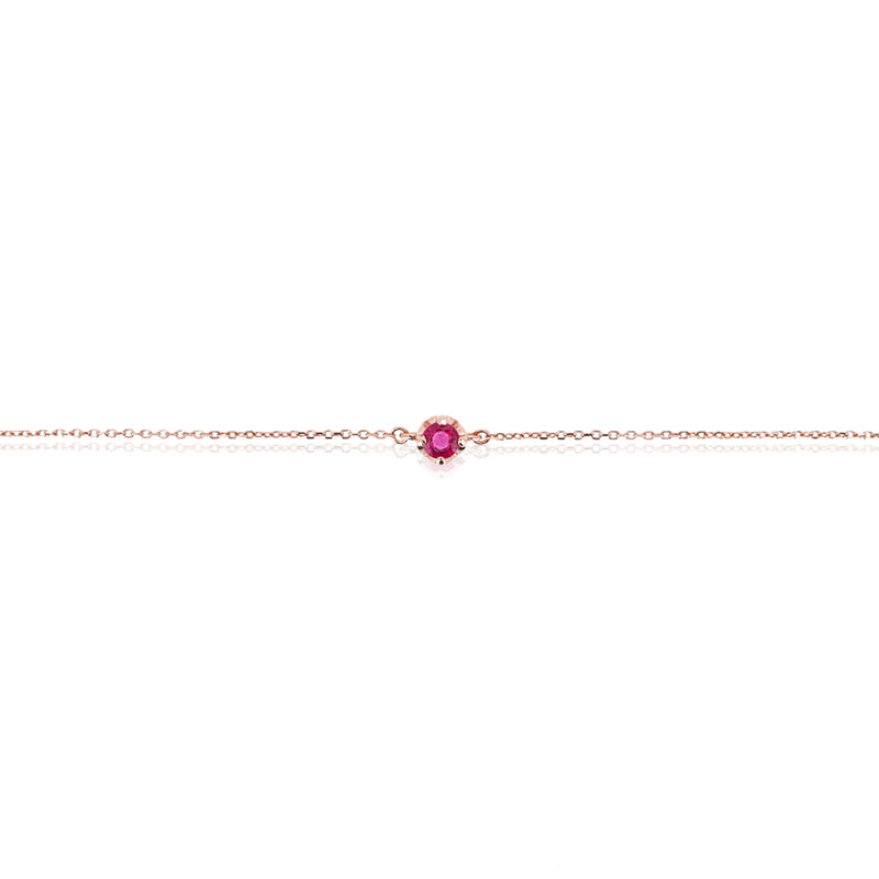 ROUND RUBY BRACELET