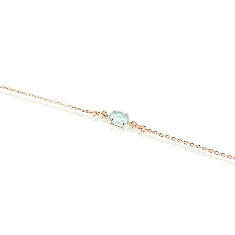 ZIRCON AQUAMARINE BRACELET