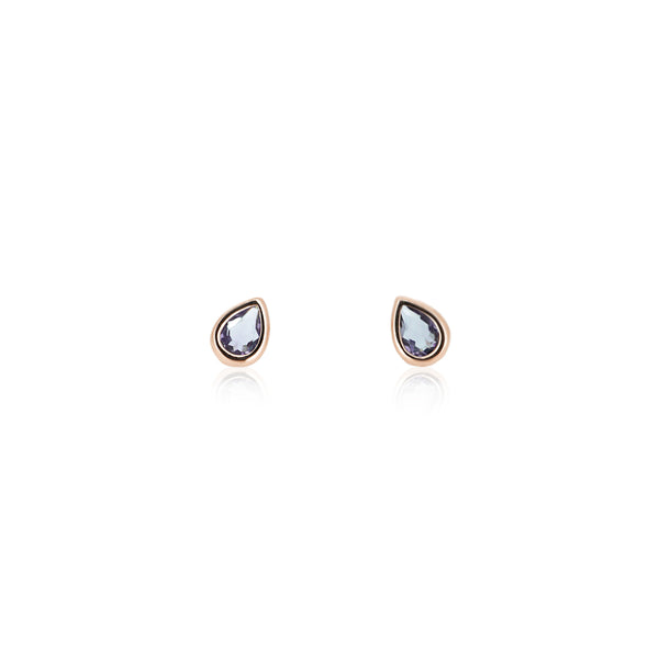 DROPLET IOLITE EARRINGS
