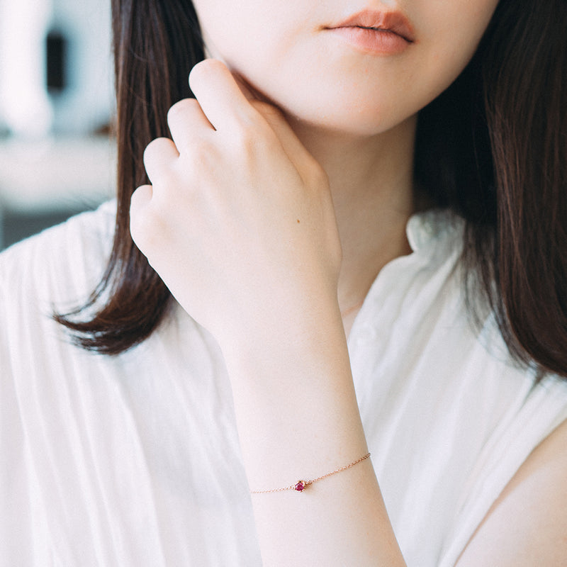ROUND RUBY BRACELET