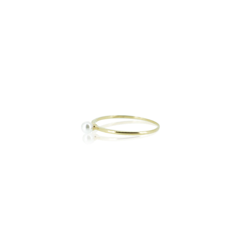 10K GOLD AKOYA PEARL RING