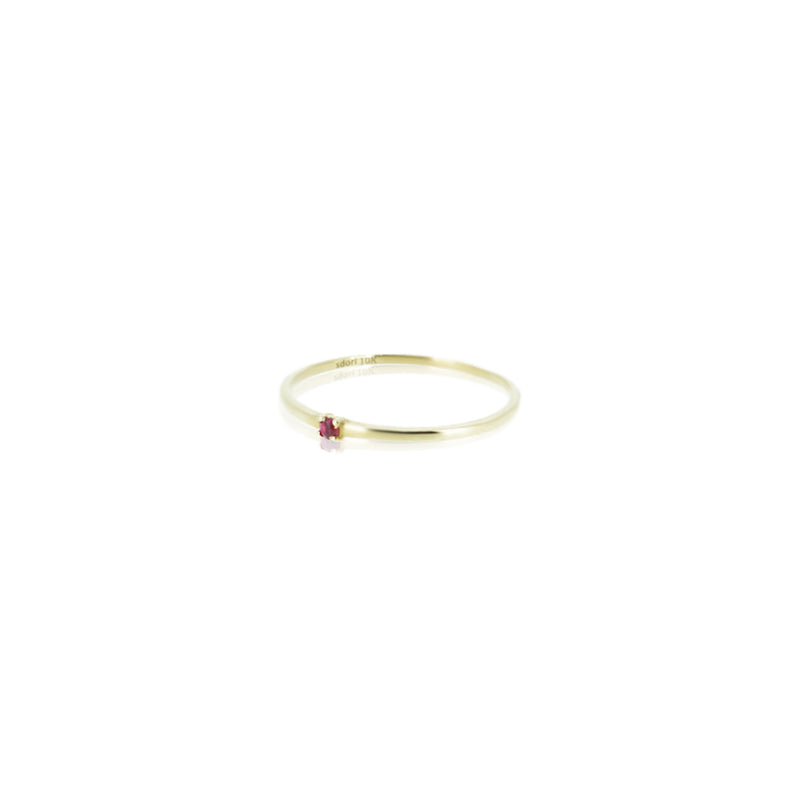 10K GOLD RUBY RING
