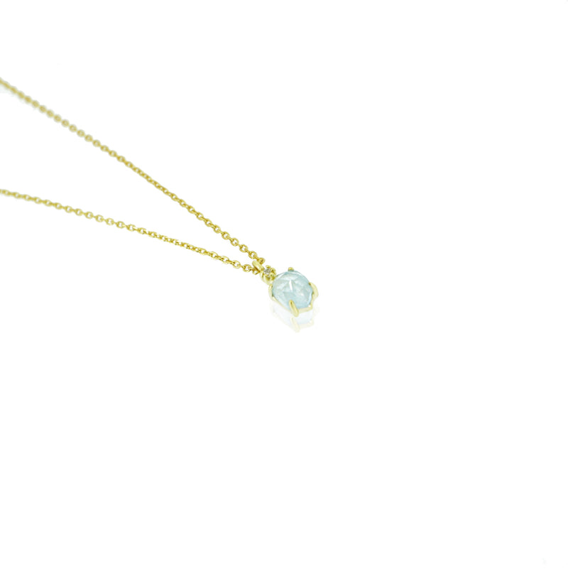ZIRCON AQUAMARINE NECKLACE