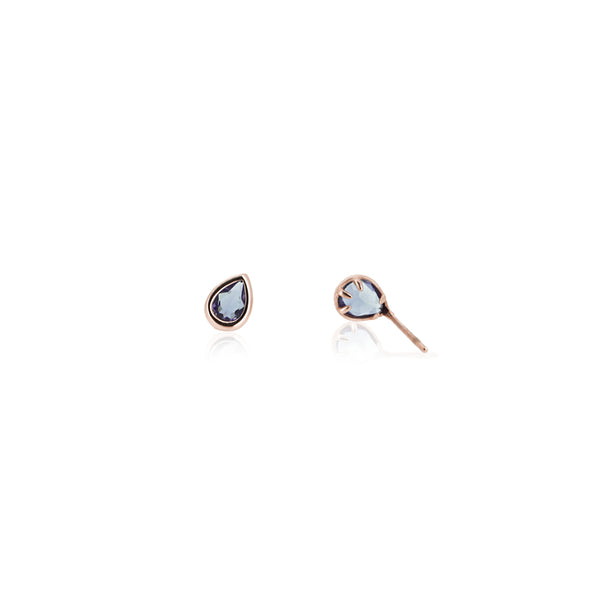 DROPLET IOLITE EARRINGS