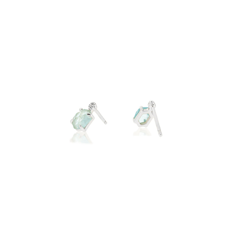 ZIRCON AQUAMARINE EARRINGS