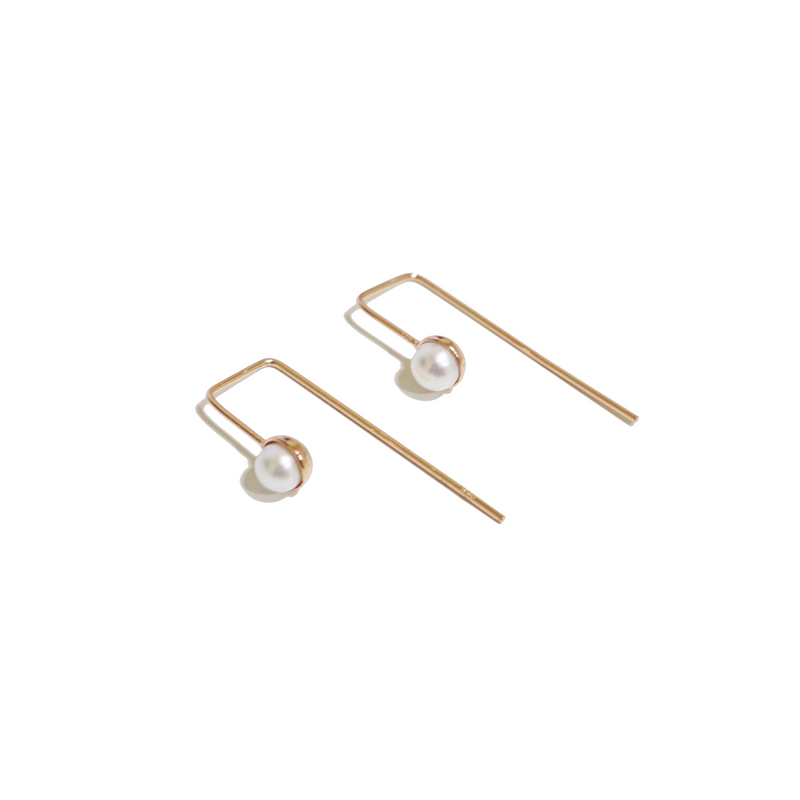 STICK PEARL EARRINGS